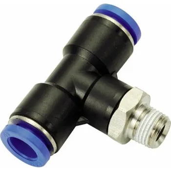 Příslušenství k čerpadlu PT-3810 - T-Spojka zástrčná na hadičku pr. 10 mm se středovým vnitřním závitem G3/8"i