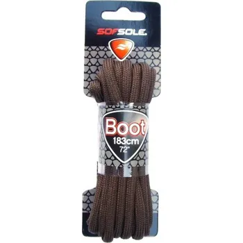Tkaničky do bot SofSole Tkaničky do pohorek 183 cm Barva: Černá SofSole Boot 183 cm