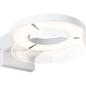 Venkovní osvětlení PAULMANN LED venkovní nástěnné svítidlo Capea pohybové čidlo IP44 231mm 3000K 8 / 1x1,2W 230V bílá hliník - PAULMANN P 93112