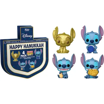 Figurka Funko Pop! Stitch Holiday 2024 Pocket 4-Pack Dreidel Box 4 cm