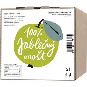 Rychnovský mošt jablko 100% 5l