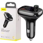 Bluetooth FM Transmiter Baseus S13 T-shaped černá