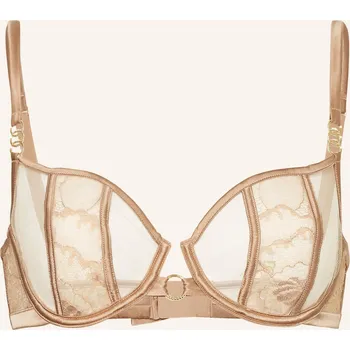Podprsenka Livy Dámská Balconette Podprsenka Adorn Z Hedvábí, béžová, 80B
