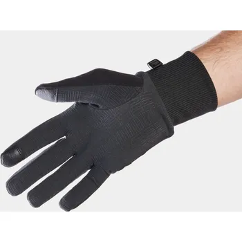 Cyklistické rukavice TREK cyklistické termorukavice Circuit, černá velikost XL