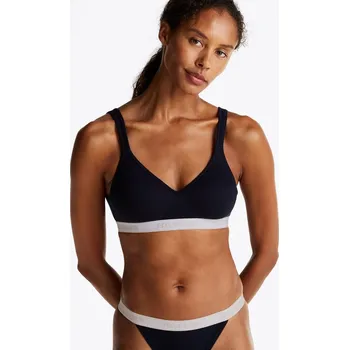 Dámská erotická podprsenka Dámská podprsenka Tommy Hilfiger UW0UW05621 L Tm. modrá