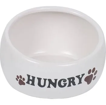 Miska pro psa Nobby keramická ergonomická miska Hungry krémová 13 cm 300 ml