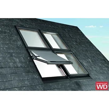 Okno ROTO Střešní okno Designo trojsklo COMFORT R79C rozměr 094/118 K200, zateplovací blok