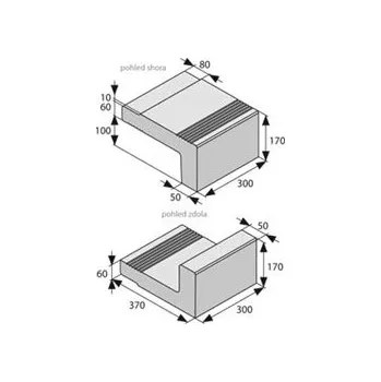Zahradní obrubník BEST CANTO výška 160mm Standard Karamelová