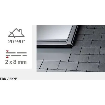 Příslušenství k oknu VELUX Zapuštěné lemování EDN 2000 PK08 + zateplovací sada BDX