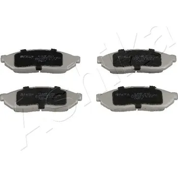 Brzdová destička Sada brzdových destiček, kotoučová brzda ASHIKA 50-04-404