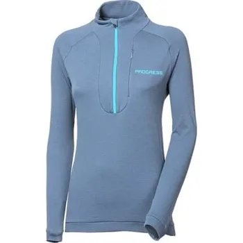 Dámská mikina CUBICA ZIP dámská mikina s krátkým zipem modrošedá S