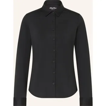 Thylie Dámská Žerzejová Košilová Halenka Laurel, černá, 44