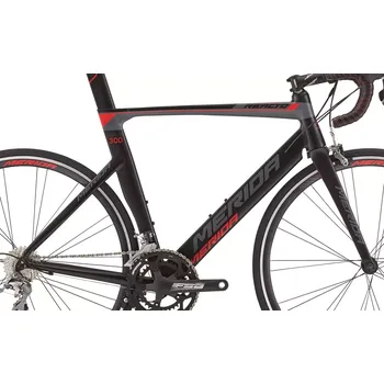 rám kola MERIDA Rám REACTO 300 Silk Black/DK.Grey (signal red) S-M(52)