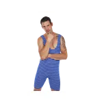 Retro plavky - pánské Barva: Modrá, Velikost: XXXL