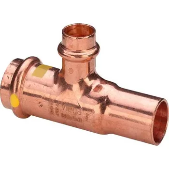 Viega T-kus profipress zásuvný G 22x15x22 plyn m.2618.1