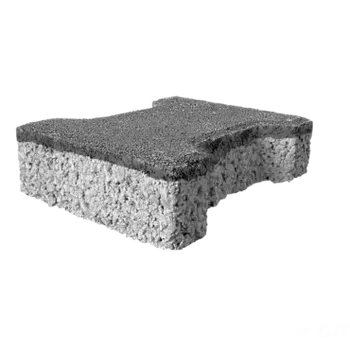 Stavební materiál DITON - Skladebná dlažba ÍČKO - AQUAPORE 6 cm Černá