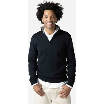 Pánský svetr Rossignol STRIPE 1/2 ZIP KNIT B0 pánský svetr-XXL