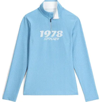 Dámský svetr Spyder VIVID 1/2 ZIP BLUE DRIFT dámské termotriko s dlouhým rukávem L