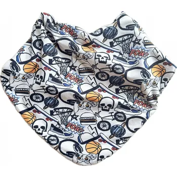 Šátek Needo funkční šátek EXTRA ABSORP (lebky) Velikost: 1 (S - small)