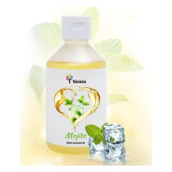 Erotický masážní přípravek VERANA Erotický masážní olej Mojito 250 ML