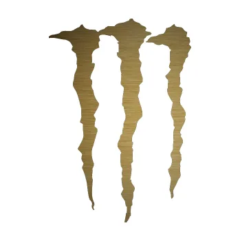 Polep vozidla SAMOLEPKA Monster Energy 002 (64 - škrábaný kov zlatý) NA AUTO, NÁLEPKA, FÓLIE, POLEP, TUNING, VLASTNÍ TEXT, TISK, AUTOSAMOLEPKY.cz, POLEPY, OBRÁZEK, LOGO, SAMOLEPKY