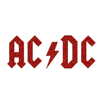 Samolepicí dekorace na vozidlo ACDC (AC/DC) (86 - Ultra Metalic červená) SAMOLEPKA NA AUTO, NÁLEPKA, FÓLIE, POLEP, TUNING, VLASTNÍ TEXT, TISK, AUTOSAMOLEPKY.cz, POLEPY, OBRÁZEK, LOGO, 3D STICKERS