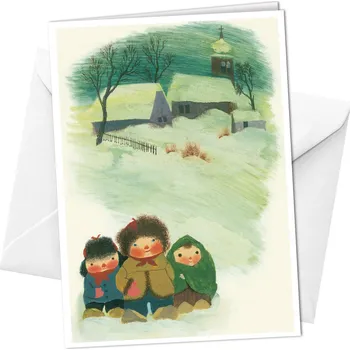 Přání - Děti ve sněhu