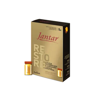Vlasová regenerace Jantar kúra v ampulích s jantarovou esencí pro poškozené a oslabené vlasy, 5x5 ml/1 bal.
