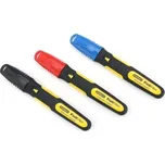 STANLEY Permanentní značkovač dlátový hrot, 3ks