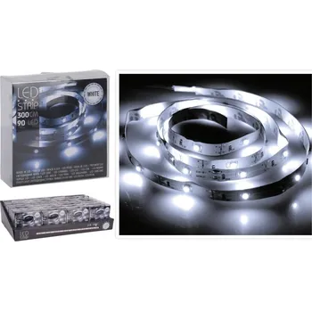 Vánoční dekorace M.A.T. Pásek 3 m, 90LED, studená BÍ