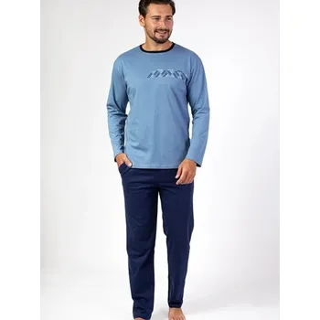 Dámské noční prádlo Pohodlné pyžamo pro pány v modré barvě 466, VELIKOST XL