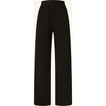 Dámské kalhoty Mrs & Hugs Dámské Marlene Kalhoty Z Žerzeje S Plisováním,...