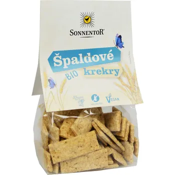 Čokoládová tyčinka Sonnentor Špaldové bio krekry 100g
