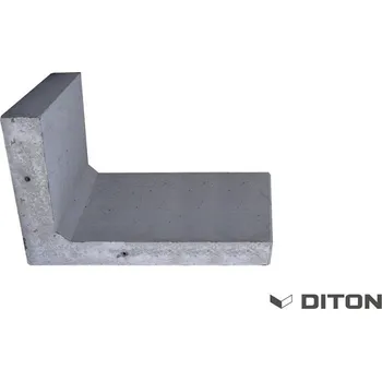 DITON Opěrná stěna L přímá 80 - 50/60/80cm