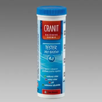 Bazénová chemie DEN BRAVEN Cranit Tester pro bazény 4 v 1 - 1bal