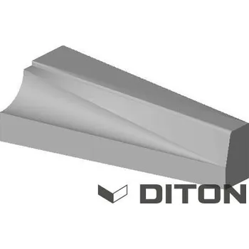 Zahradní obrubník DITON Zastávkový obrubník BUS přechodový levý 250-310 .. 100/15-40/25-31cm přírodní