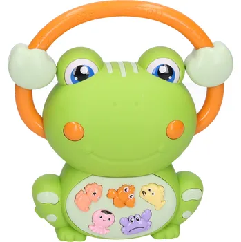 Piánko žába s efekty 13 cm