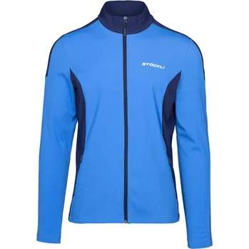 Pánská mikina STÖCKLI Pánská mikina Technostretch, azurová, námořnická modrá 2023/24 - 52, L