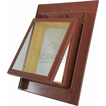 ERGO Střešní vikýř 2000 – např. pro Břidlice/Bitumenšindel - červenohnědá