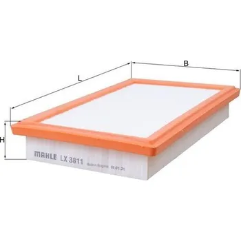 Vzduchový filtr Vzduchový filtr KNECHT LX 3811