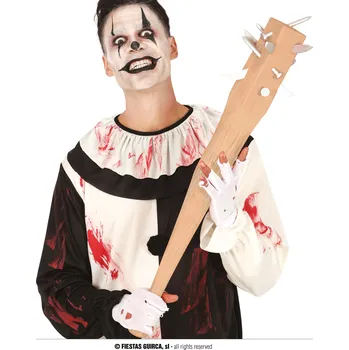 Karnevalový doplněk Guirca Pálka s hřebíky 73 cm
