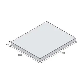 Stavebniny BEST GIGANTICKÁ Antracitová 100/120cm velkoplošná dlažba METROPOL tl. 160mm