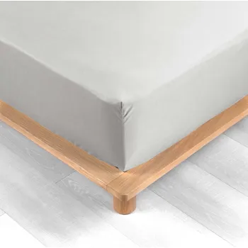 Prostěradlo Bílé napínací prostěradlo z bavlněného perkálu 90x190 cm Percaline – douceur d'intérieur ID_1631396