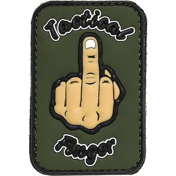Nášivka 101. INC Nášivka 3D PVC Tactical Finger oliv