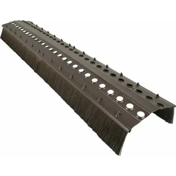 ERGO Větrací pás hřebene s kartáči, délka 1m, tmavě hnědá