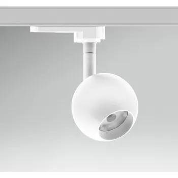 Bodové svítidlo CENTURY Svítidlo pro 3fázovou lištu REGIA SHOP MINI SPHERE bílá LED 10W 3000K CRI90 UGR16 - CENTURY CEN RGMSBI-106530