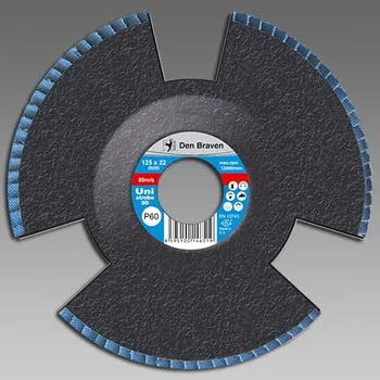 Brusný kotouč DEN BRAVEN Lamelový kotouč - stroboskopický UNI 3D - 115x22 P60