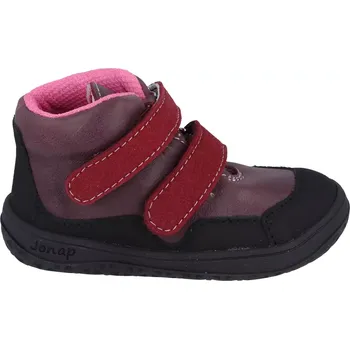 Dívčí tenisky Jonap barefoot boty Bella M vínové 22