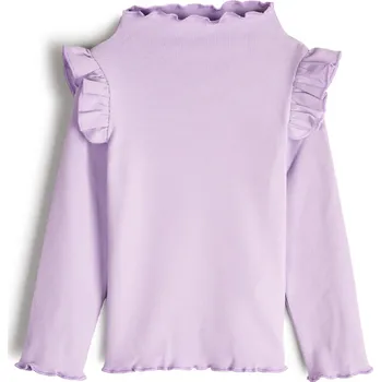 Dívčí oblečení GATE Zateplené tričko s volánky 6Y 824-0699/680