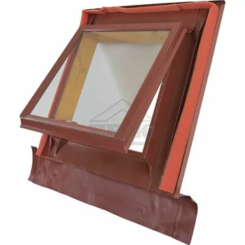 ERGO Střešní vikýř 60×60 – univerzální - červenohnědá